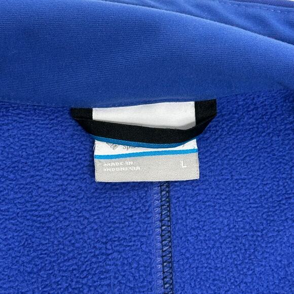 Columbia Hard Shell Fleece Lined Jacket Full Zip Water Resistant Womens Sz Large - Picture 6 of 12